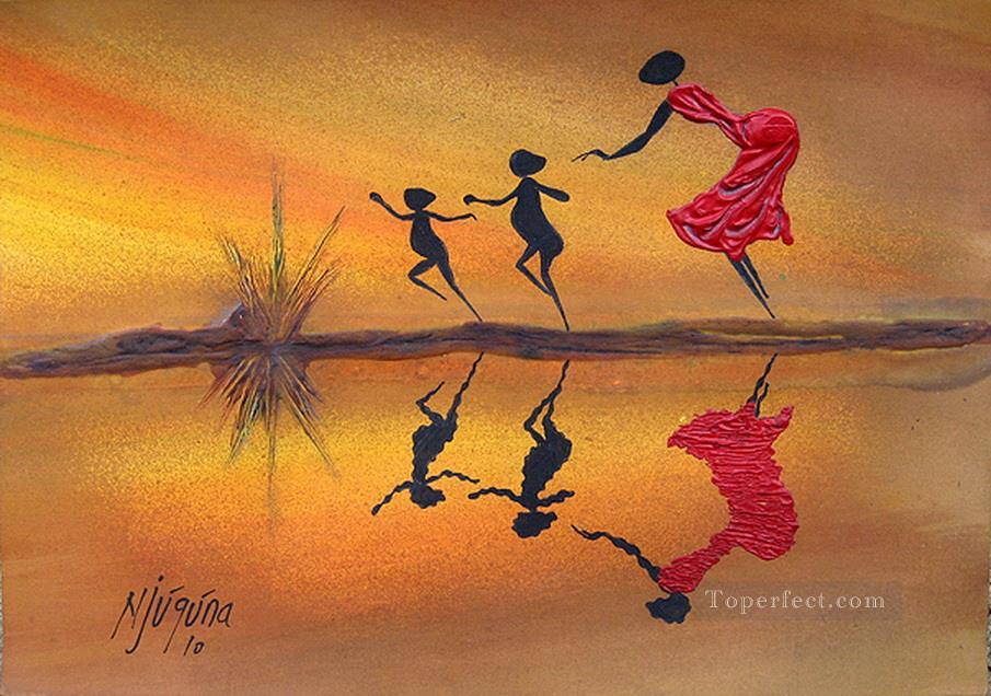 Birthday Drama African Oil Paintings